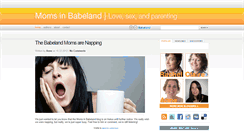 Desktop Screenshot of momsinbabeland.com